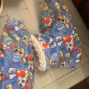 Blue Cartoon Character Slippers